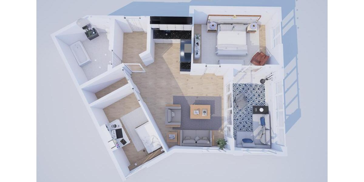 Erstbezug! Barrierefreie Neubauwohnung mit Loggia & (TG-Stellplatz) in Darmstadt-Mitte 3 zimmer