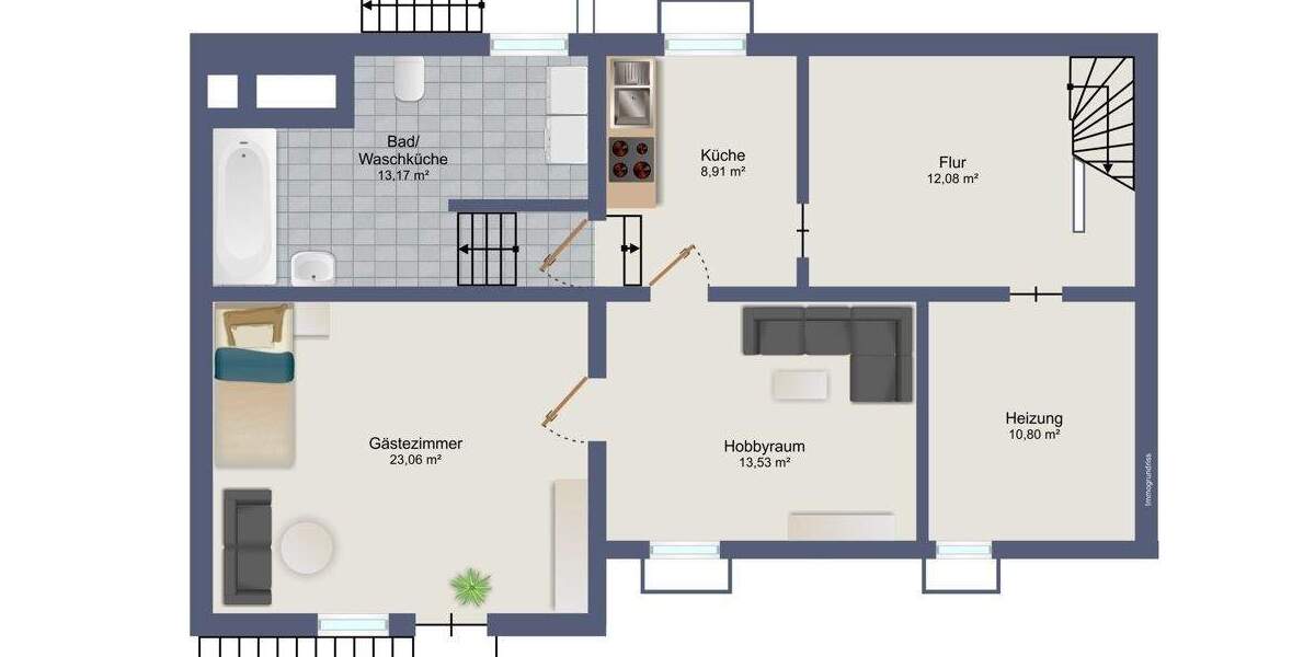 Doppelhaushälfte Offenbach am Main Bieberer Berg - 6 Zimmer, 163 m&sup2;, 690.000&euro; | Angebot:25705199