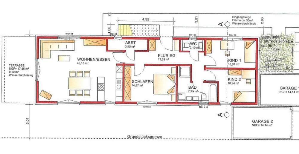 Baugrundstück direkt vom Eigentümer für ein Einfamilien- Doppelhaus