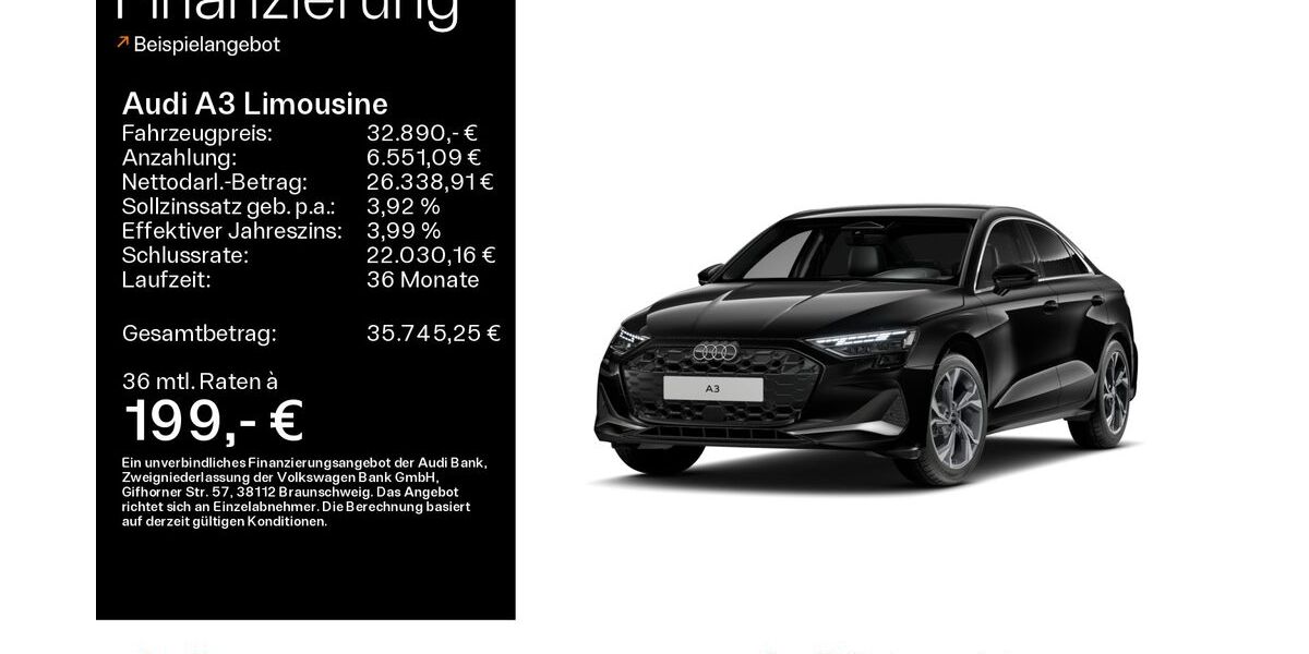 Audi A3 6.493 km 32.890 &euro; Oberursel 61440