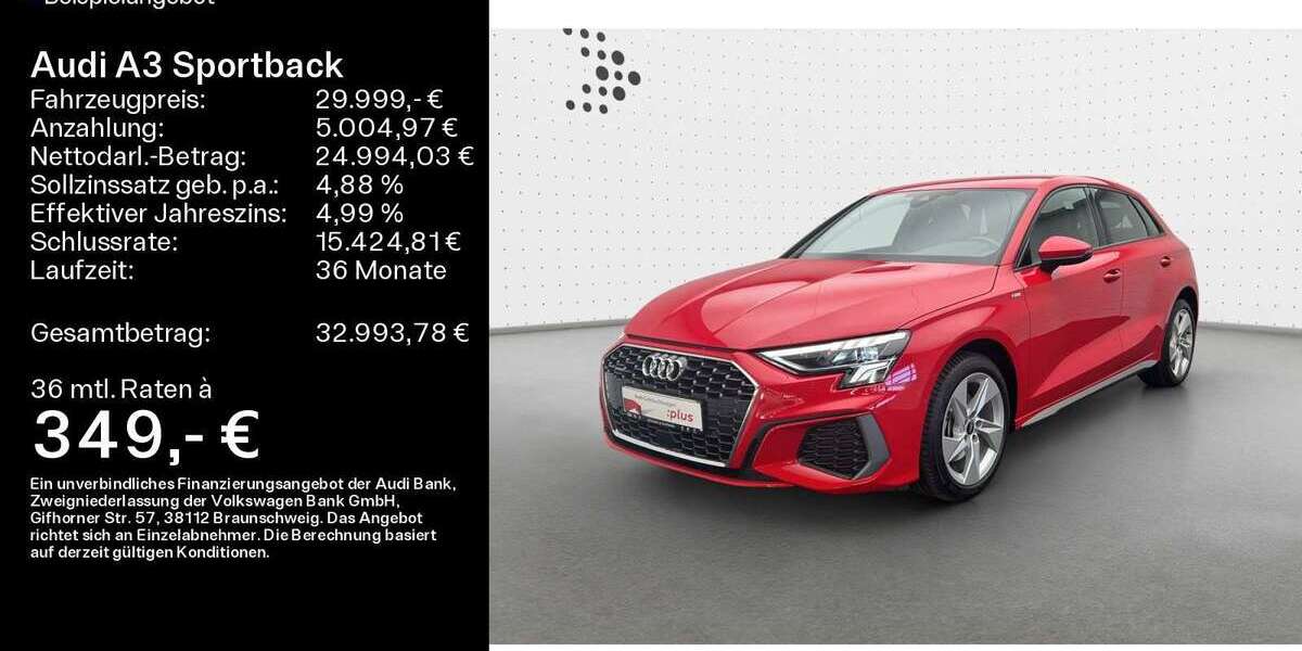 Audi A3 10.395 km 29.999 &euro; Hofheim 65719