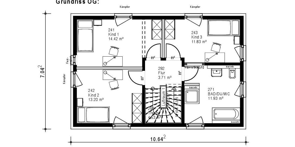 Ein neues Einfamilienhaus auf 3 Ebenen in Mühlheim malerfertig inkl. Grundstück - Einfamilienhaus Mühlheim am Main | Angebot:27284932