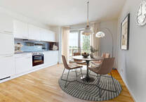 VALENTINA-Schönhof-Viertel | NEU 2-Zimmerwohnung - effizienter Schnitt mit EBK und Balkon