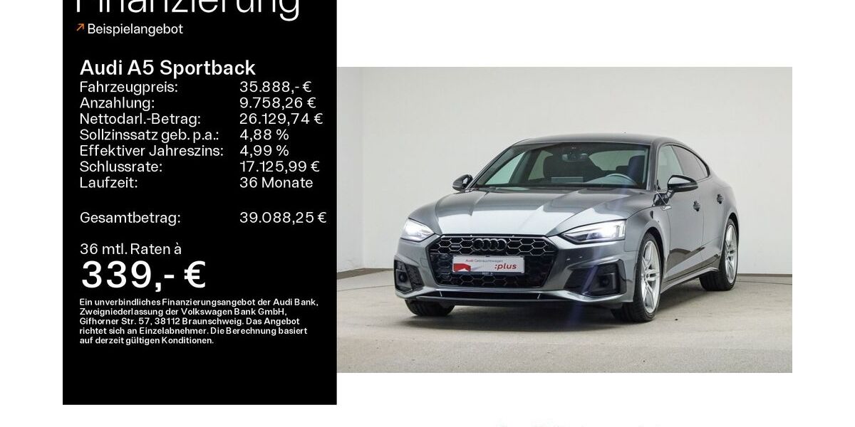 Audi A5 76.400 km 34.888 &euro; Mühlheim 63165