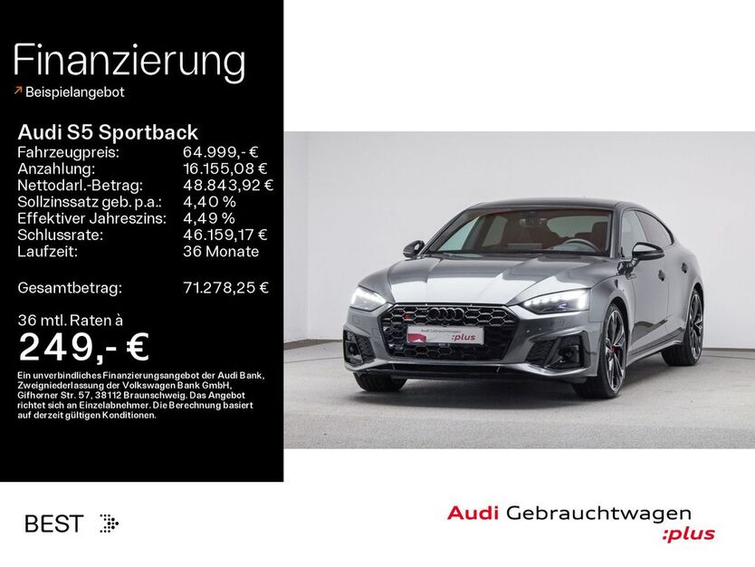 Audi S5 18.800 km 64.999 € Mühlheim 63165