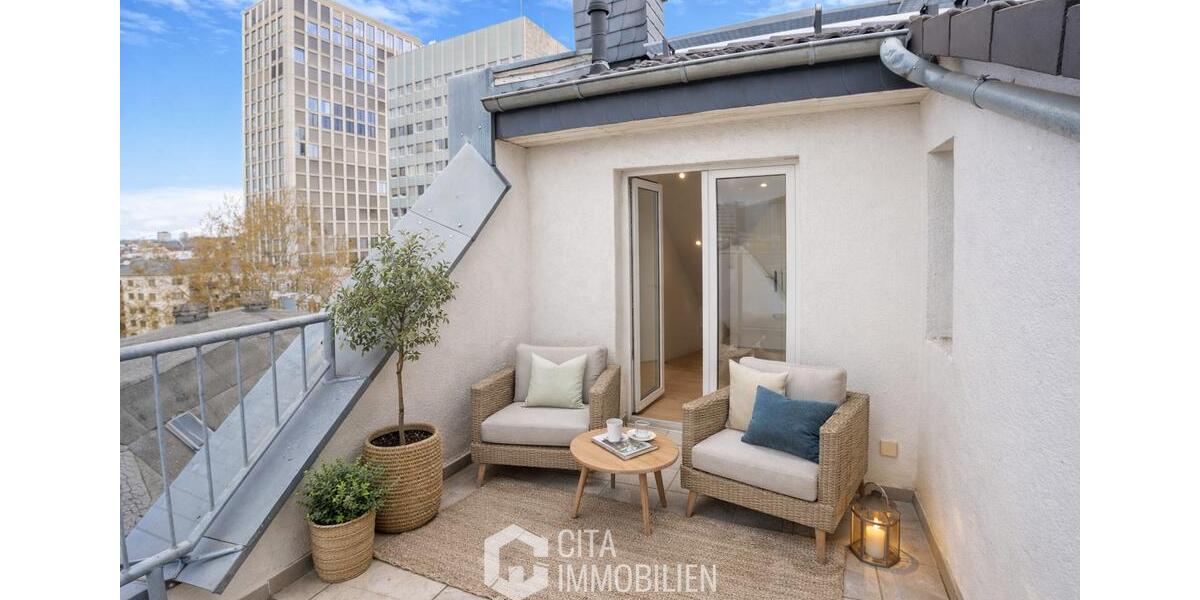 Dachgeschoßwohnung Frankfurt am Main Innenstadt 2 - 2 Zimmer, 55 m&sup2;, 1.200&euro; | Angebot:25964591