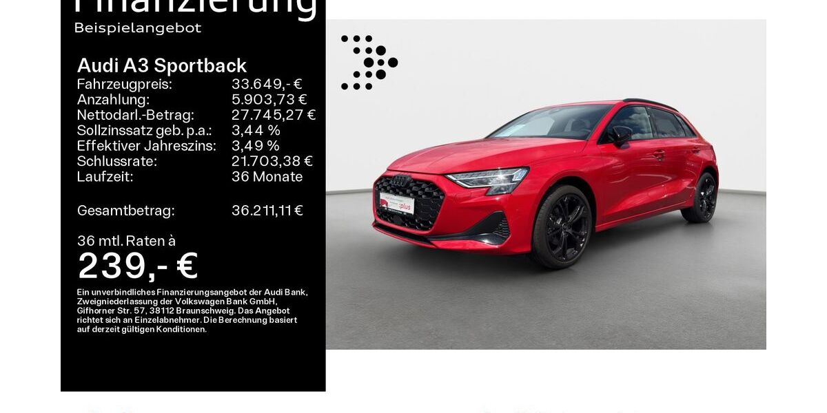 Audi A3 11.600 km 33.649 &euro; Hanau 63452