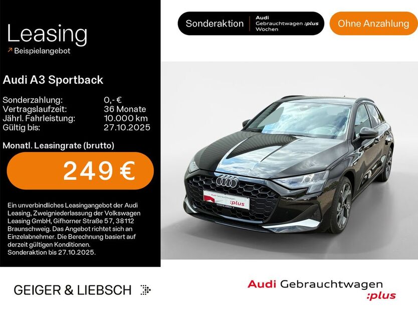 Audi A3 10.500 km 31.089 € Linsengericht 63589