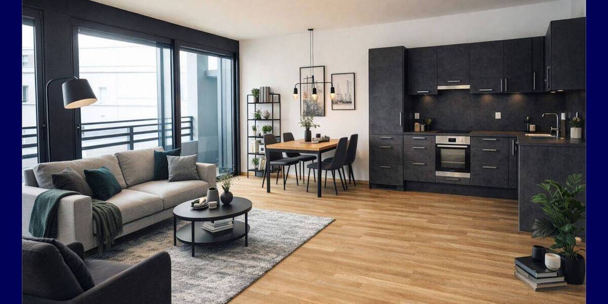 Etagenwohnung Frankfurt am Main Schwanheim - 3 Zimmer, 97 m&sup2;, 1.730&euro; | Angebot:26730736