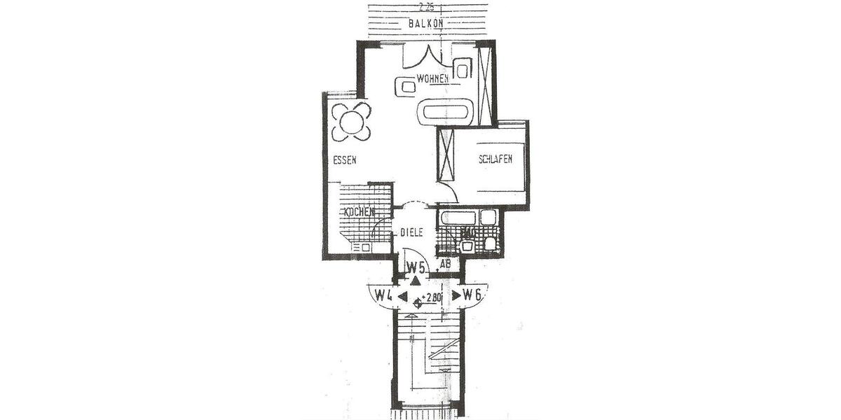 Etagenwohnung Langenselbold - 2 Zimmer, 64 m&sup2;, 190.000&euro; | Angebot:26768893