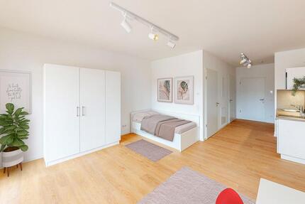 Teilmöbliertes 1-Zimmer-Apartment mit Einbauküche und Balkon 1 zimmer