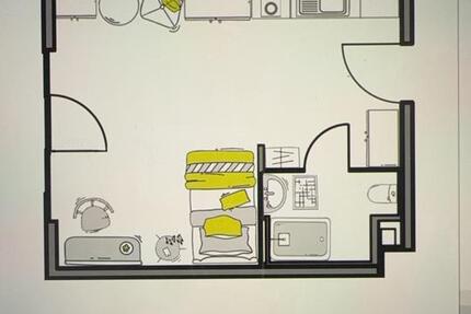 Wohnung Darmstadt Darmstadt-West - 1 Zimmer, 30 m&sup2;, 849&euro; | Angebot:26560734