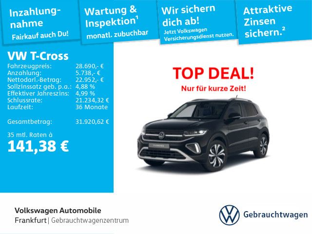 VW T-Cross 4.500 km 26.980 &euro; Frankfurt 60326