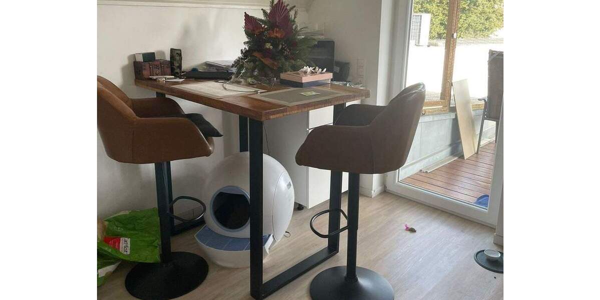 Ruhig wohnen: 2-Zimmer-Dachgeschosswohnung mit Balkon 2 zimmer