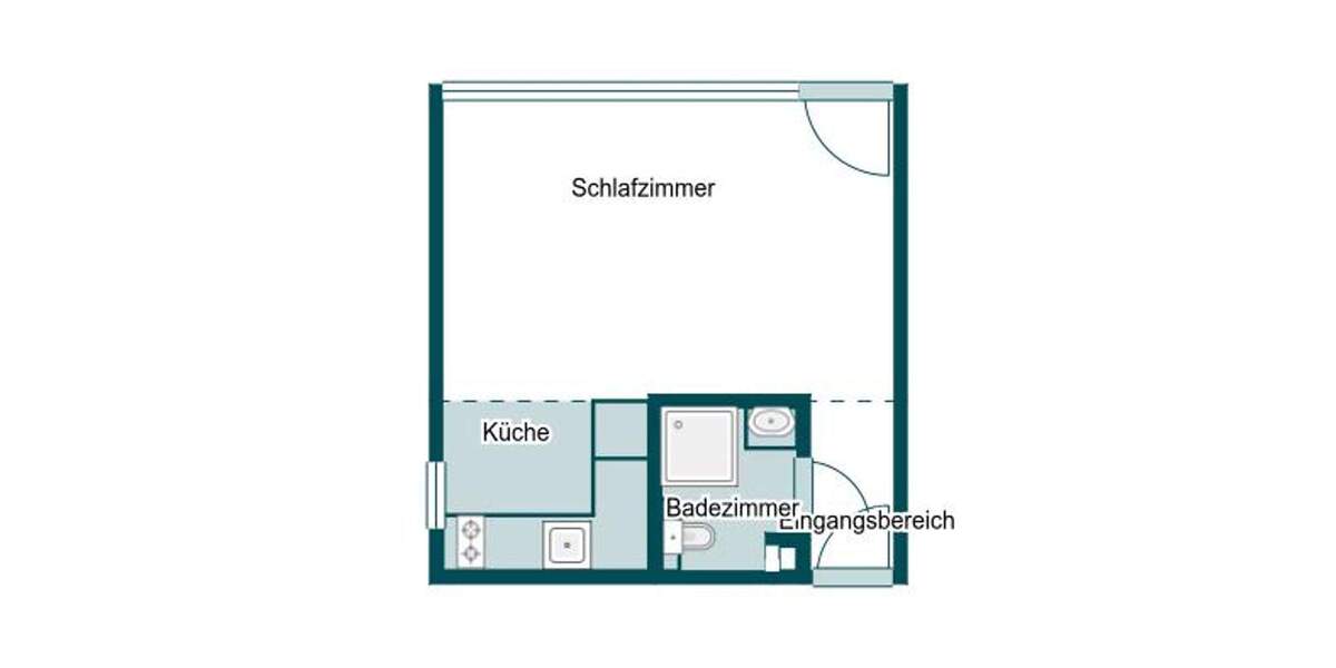 1 Zimmerwohnung in Top Lage von Frankfurt-Hausen 1 zimmer
