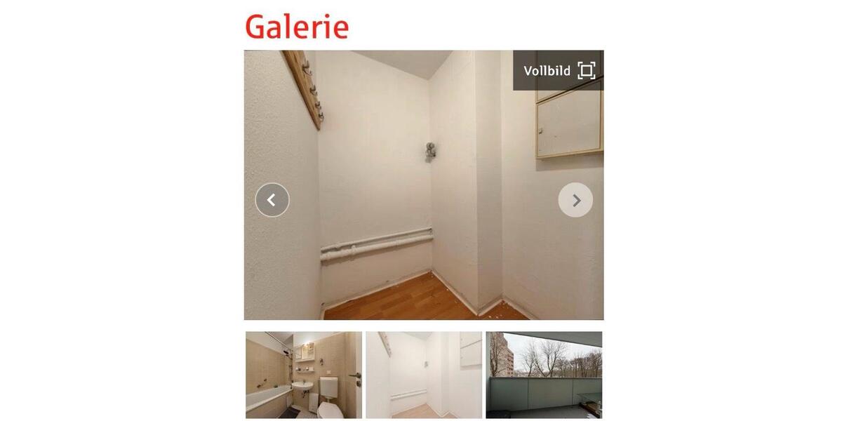 Etagenwohnung Offenbach am Main Buchrain - 1 Zimmer, 34 m&sup2;, 120.000&euro; | Angebot:27260244