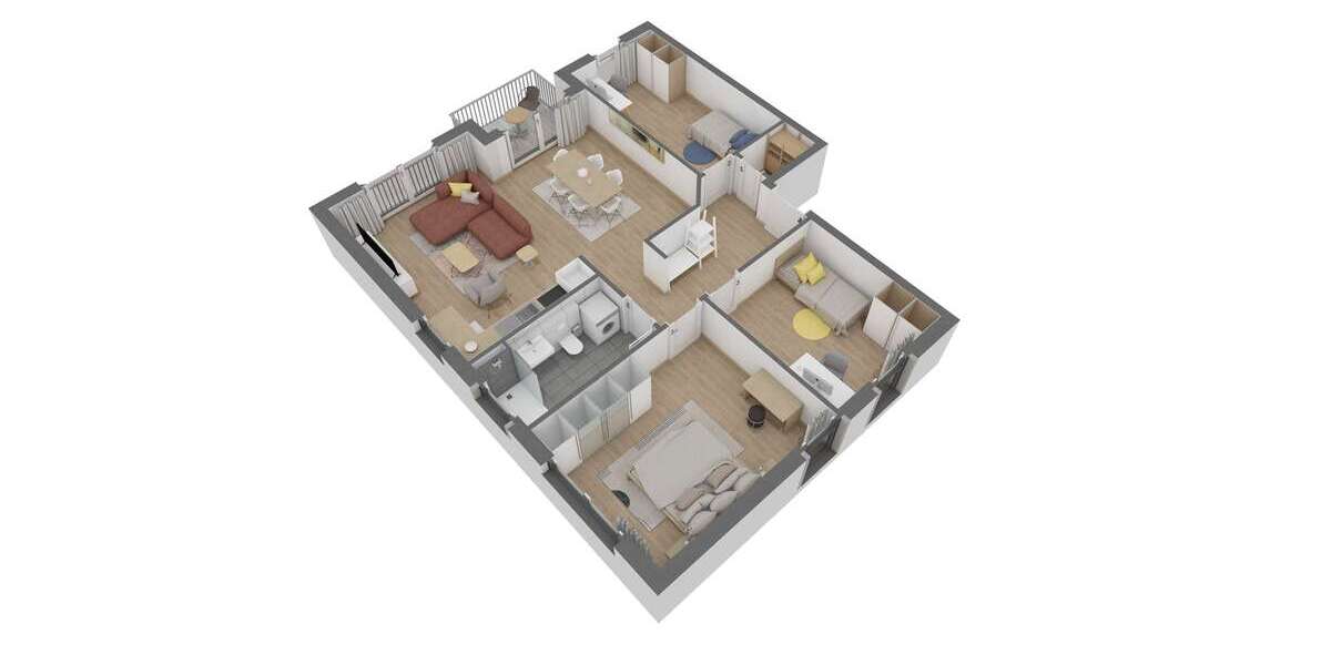 Etagenwohnung Offenbach am Main Bürgel - 4.5 Zimmer, 89 m&sup2;, 480.000&euro; | Angebot:26835197