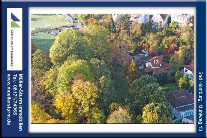 BAD HOMBURG v.d.H. Freistehendes, repräsentatives Wohnhaus in herrlicher City-Lage