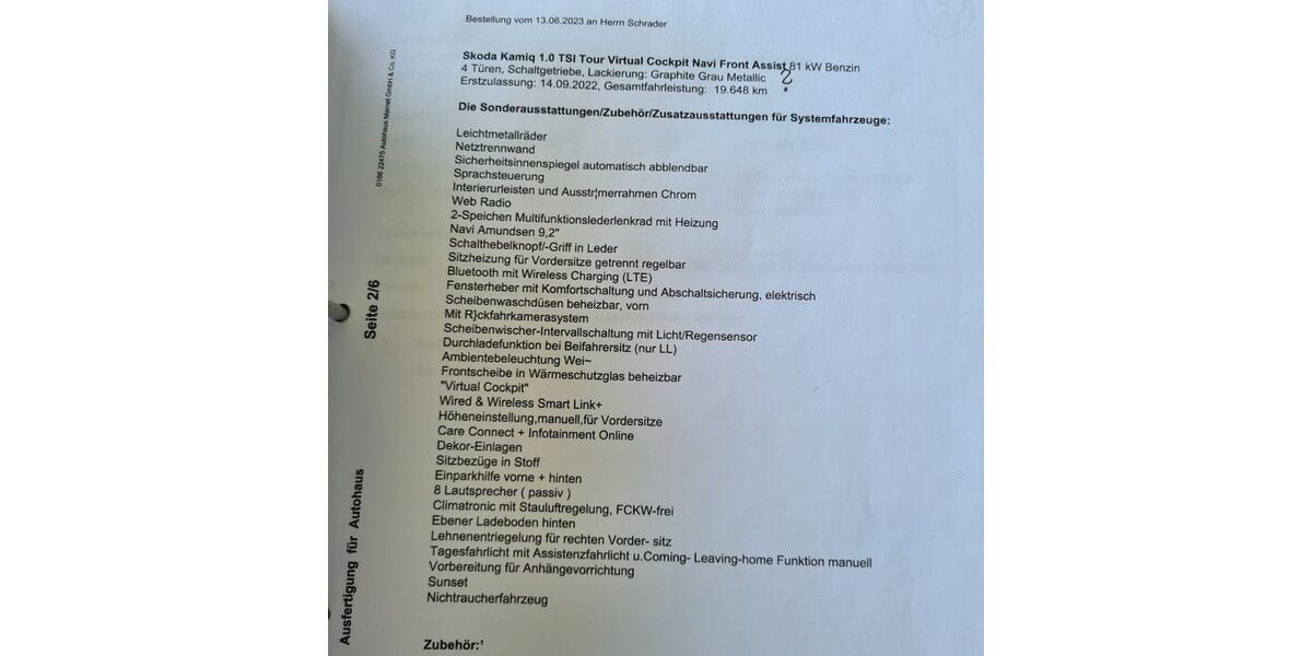 Skoda Kamiq 35.500 km 19.400 &euro; Bad Nauheim 61231