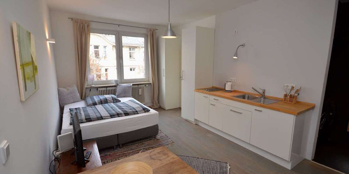 Etagenwohnung Frankfurt Westend Süd - 1 Zimmer, 30 m&sup2;, 1.190&euro; | Angebot:27120763