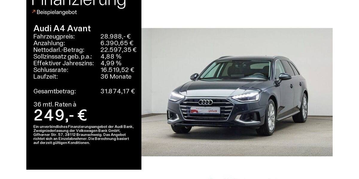 Audi A4 69.500 km 27.488 &euro; Mühlheim 63165