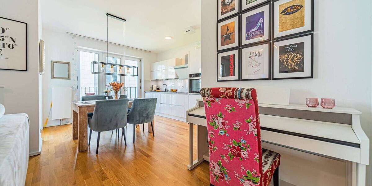 Etagenwohnung Frankfurt am Main Niederrad - 2 Zimmer, 60 m&sup2;, 2.200&euro; | Angebot:26289463