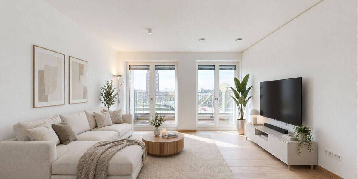 Etagenwohnung Frankfurt am Main Ostend - 2 Zimmer, 79 m&sup2;, 799.000&euro; | Angebot:26257179