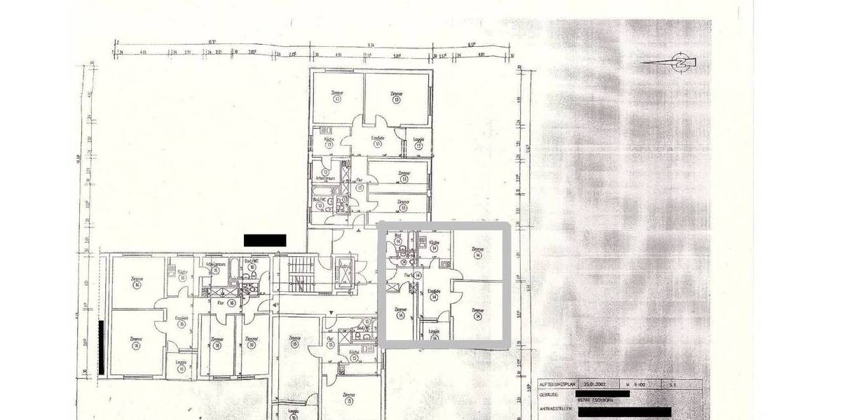 Etagenwohnung Eschborn - 3 Zimmer, 379.000&euro; | Angebot:23954014