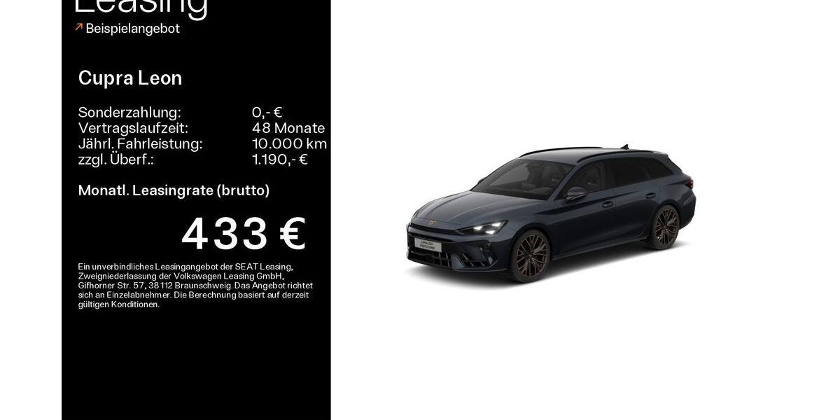 Cupra Leon 3.500 km 45.250 &euro; Hofheim 65719