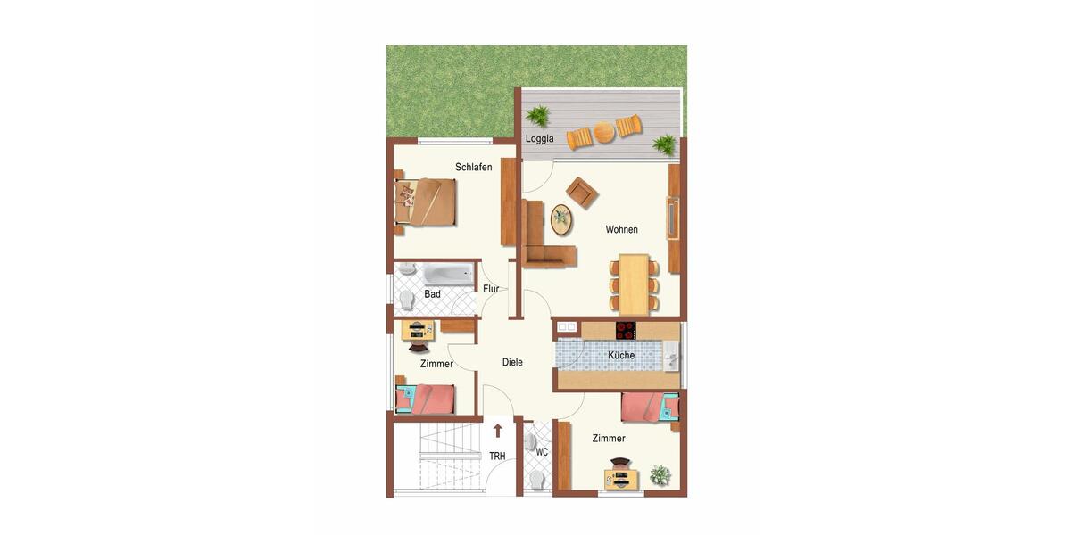 Etagenwohnung Langen (Hessen) - 4 Zimmer, 95 m&sup2;, 1.280&euro; | Angebot:25174834