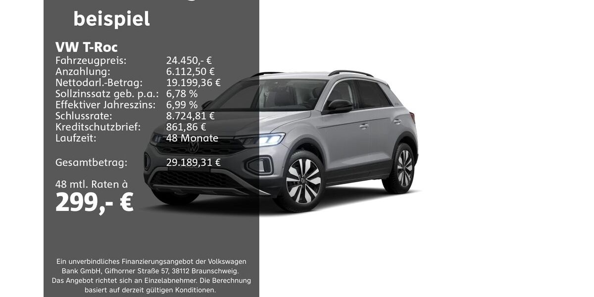VW T-Roc 12.877 km 24.450 &euro; Groß-Umstadt 64823
