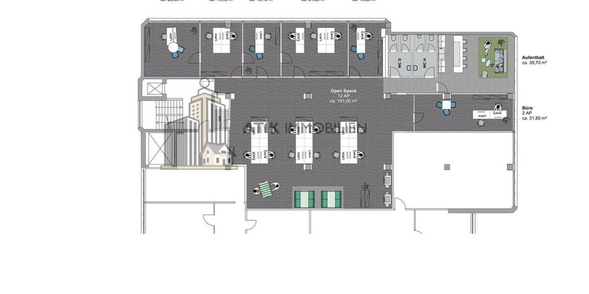 ATIK: Attraktive Büroflächen mit Dachterrassen und Loft-Ambiente in Dreieich - Gewerbeobjekt Dreieich Sprendlingen | Angebot:26267172