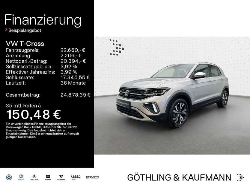 VW T-Cross 17.309 km 22.660 € Kelkheim 65779