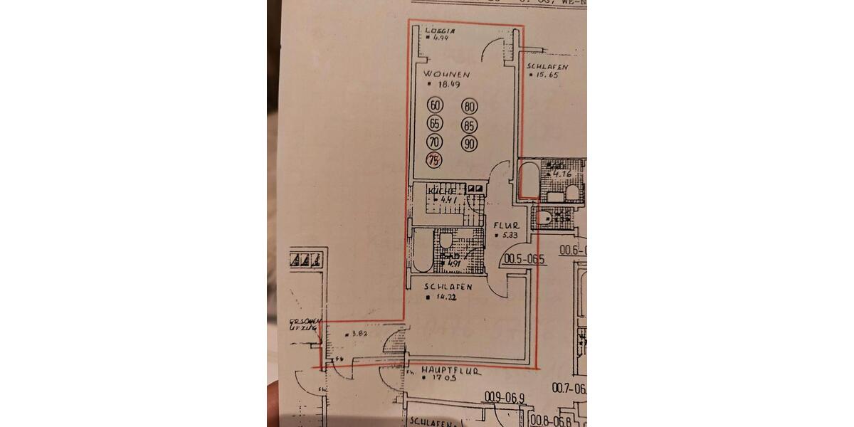 Etagenwohnung Dietzenbach - 2 Zimmer, 56 m&sup2;, 1.100&euro; | Angebot:25272823