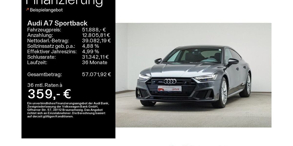 Audi A7 58.100 km 49.888 &euro; Mühlheim 63165