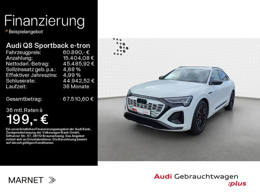 Audi Q8 e-tron 29.761 km 60.890 € Bad Nauheim 61231