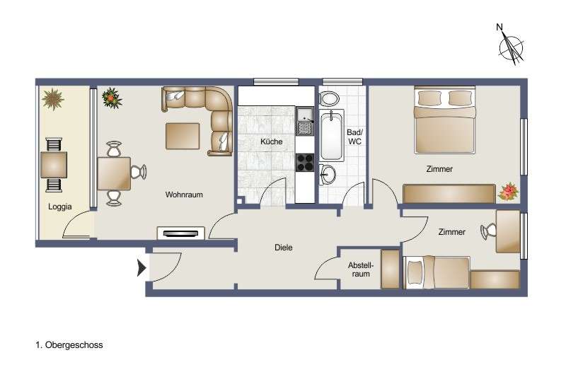 Wohnung zum Kaufen in Liederbach 225.000 € 87.77 m²