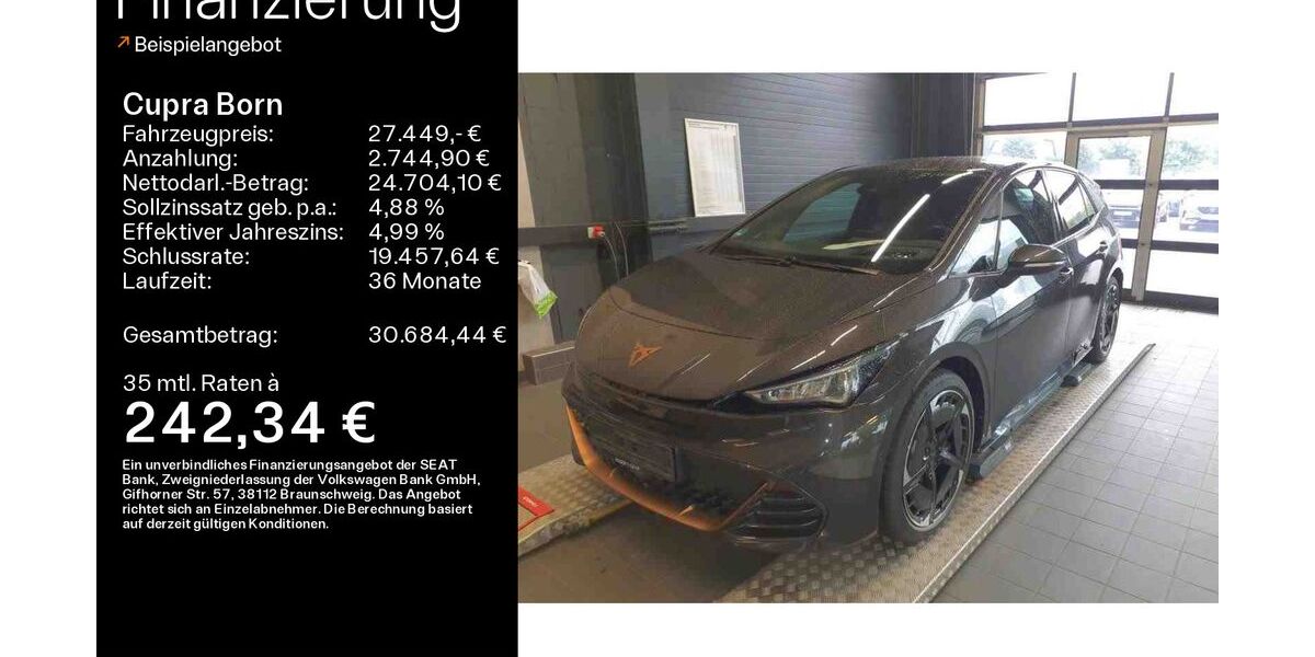 Cupra Born 37.200 km 27.449 &euro; Mühlheim 63165