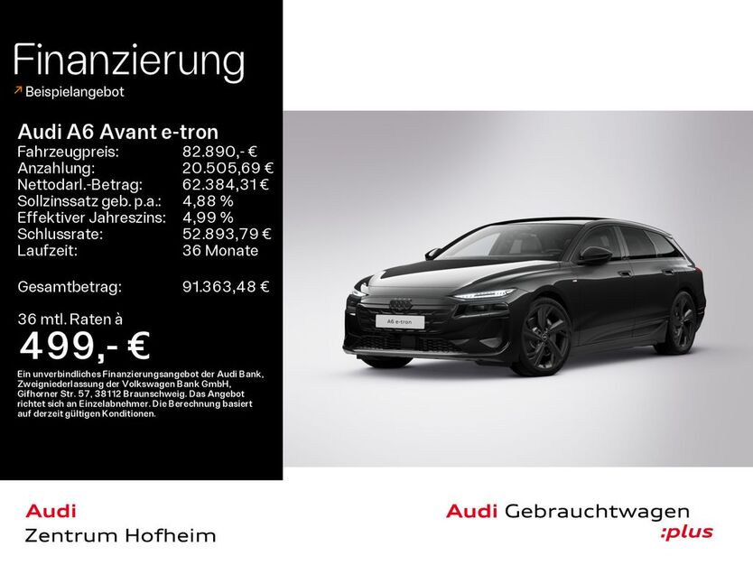 Audi A6 e-tron 16.793 km 82.890 € Hofheim 65719