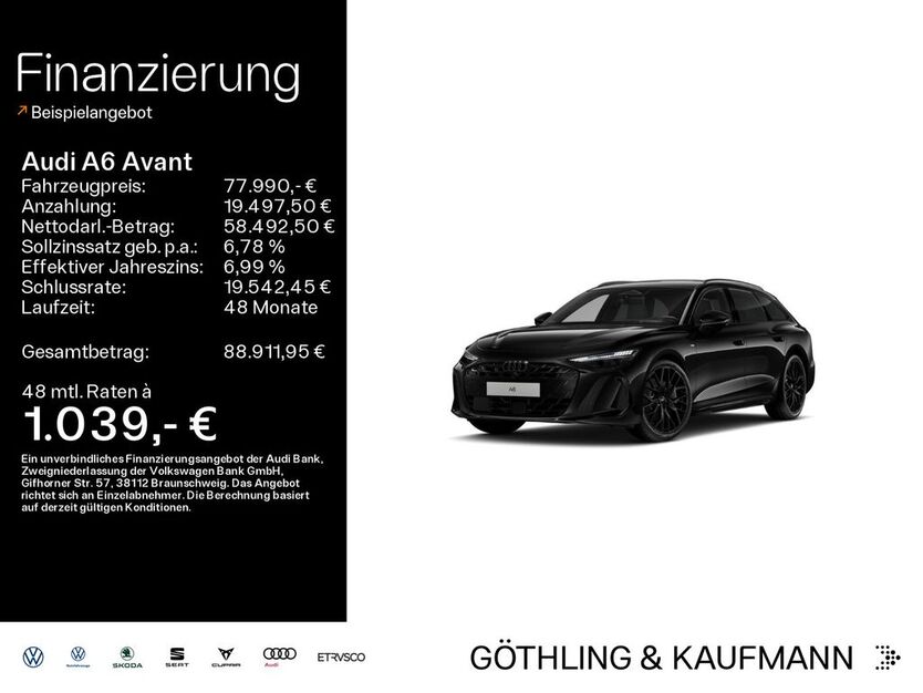 Audi A6 7.500 km 77.990 € Hofheim 65719