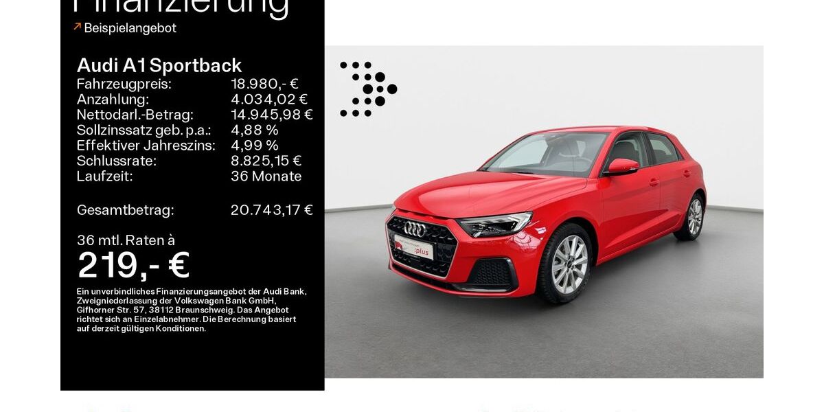 Audi A1 39.180 km 17.999 &euro; Hofheim 65719