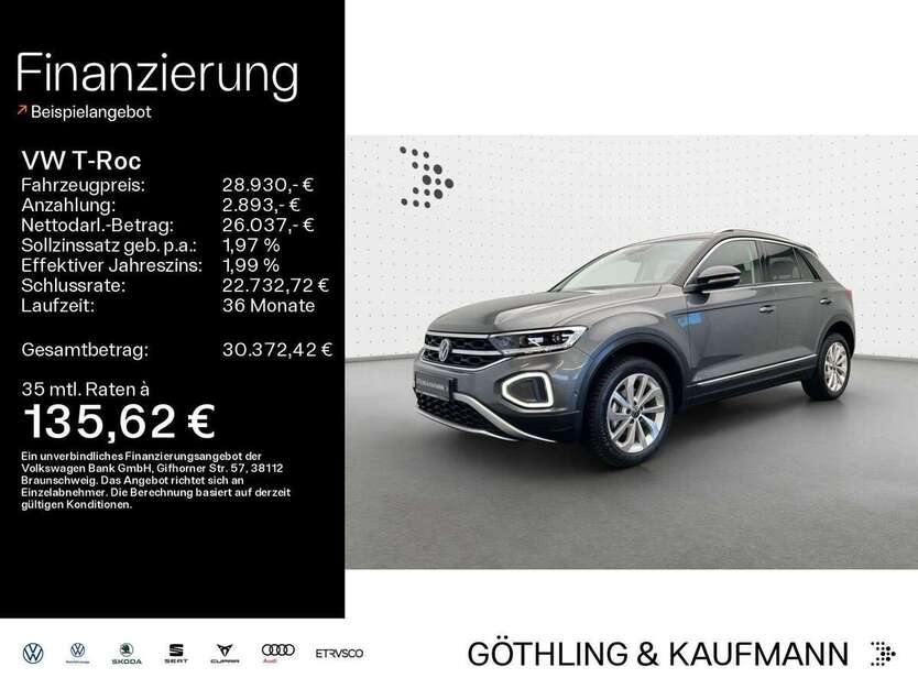 VW T-Roc 9.759 km 28.930 € Kelkheim 65779