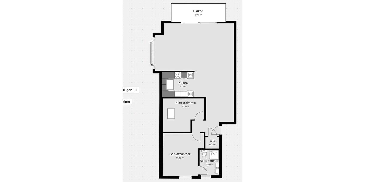 Etagenwohnung Hofheim am Taunus - 3 Zimmer, 88 m&sup2;, 1.540&euro; | Angebot:25407885