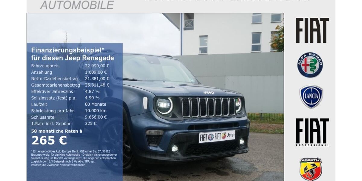 Jeep Renegade 30.654 km 22.990 &euro; Dreieich 63303