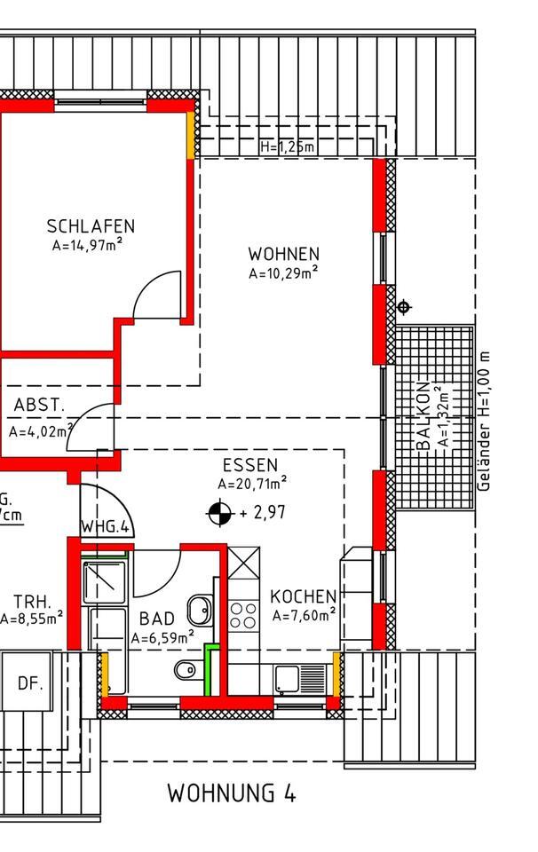 Neubau Mietwohnung mit Balkon
