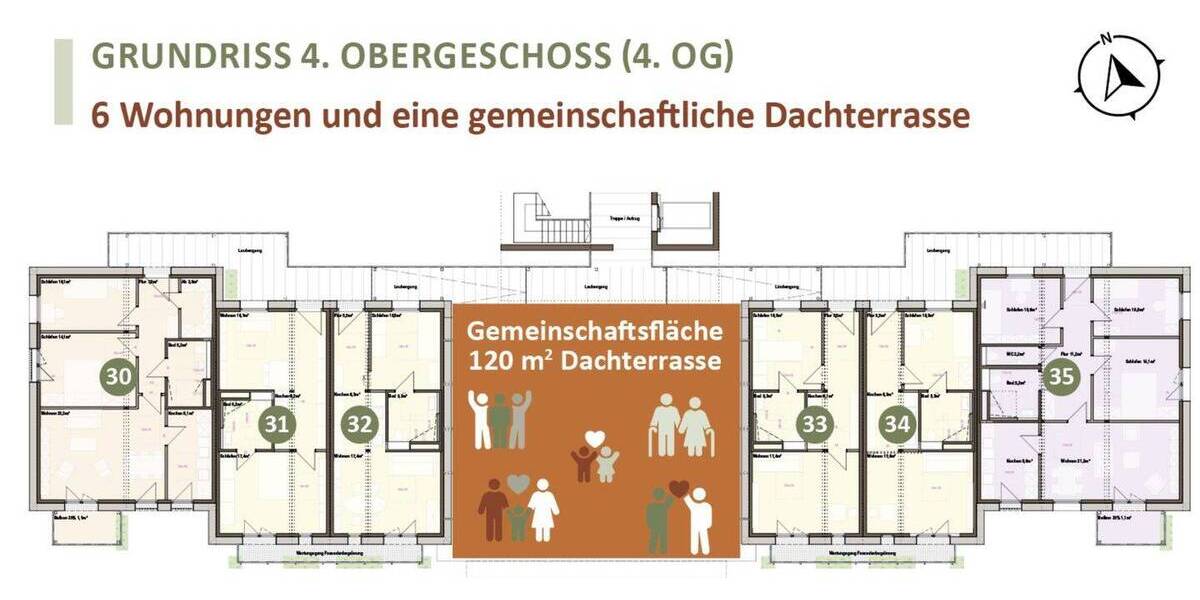 Etagenwohnung Ludwigshöhviertel Darmstadt - 3 Zimmer, 72 m&sup2;, 96.000&euro; | Angebot:26654645
