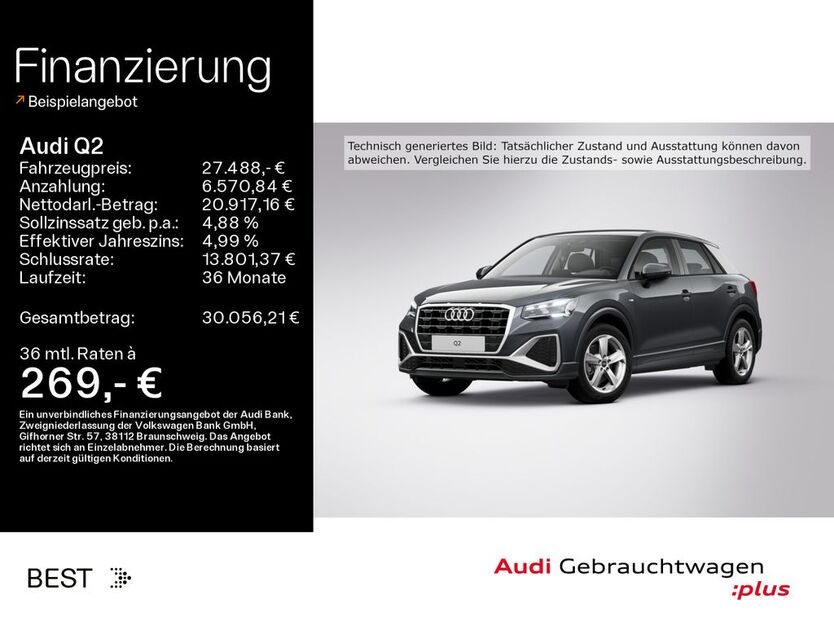 Audi Q2 69.200 km 27.488 € Mühlheim 63165