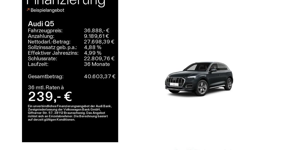 Audi Q5 25.000 km 36.888 &euro; Mühlheim 63165