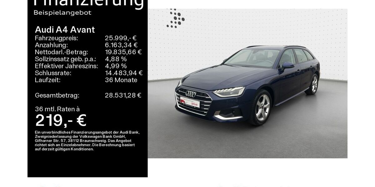 Audi A4 41.800 km 25.199 &euro; Hanau 63452