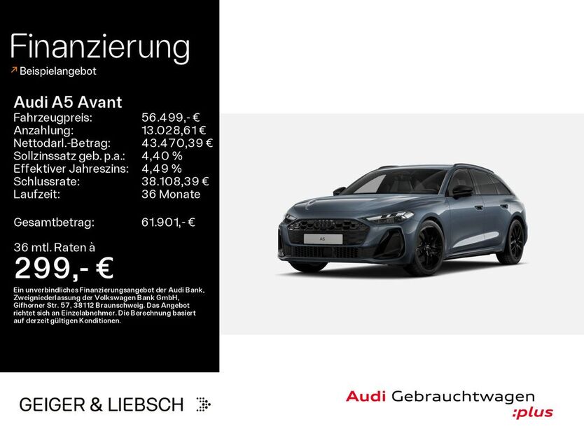 Audi A5 15.063 km 56.499 € Linsengericht 63589